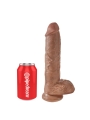 King Cock Pene con Testiculos de 10 Bronceado