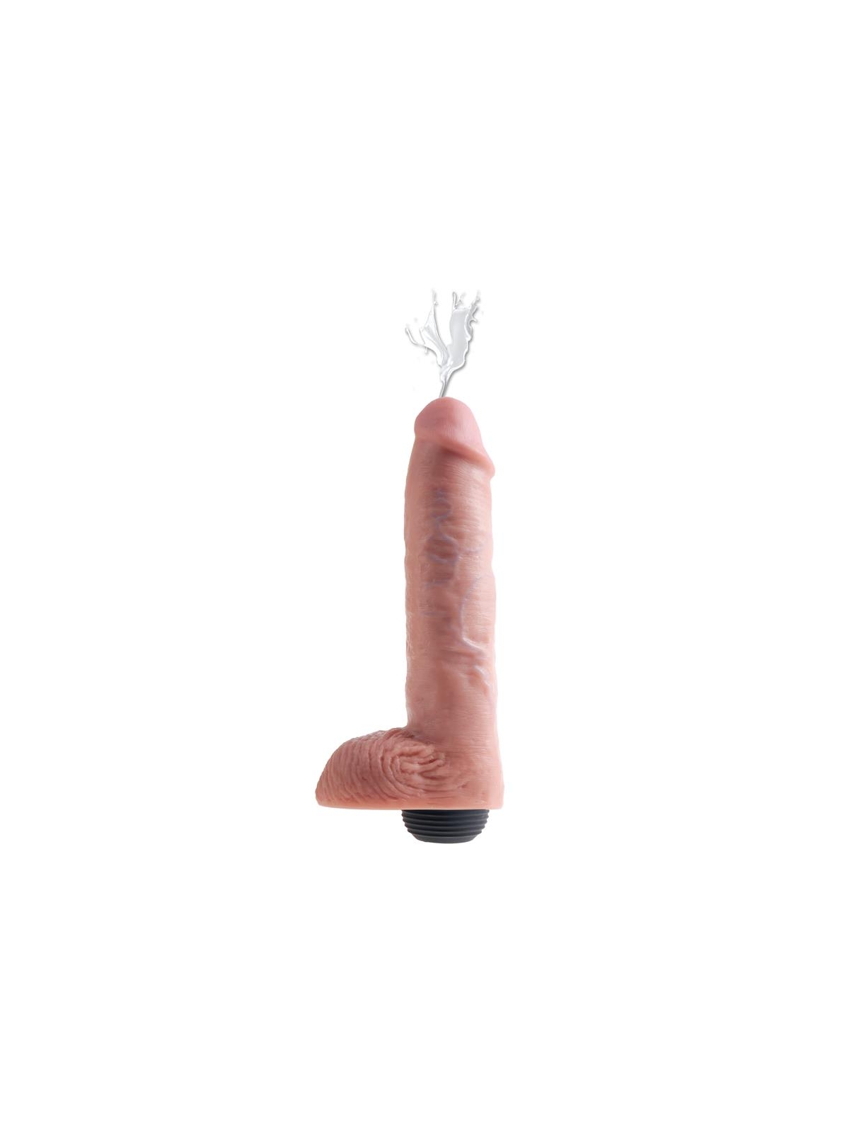 Pene Eyaculador con Testiculos 11 Color Natural