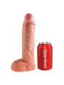 Arnes con Tirantes y Dildo Hueco 10 Color Natural