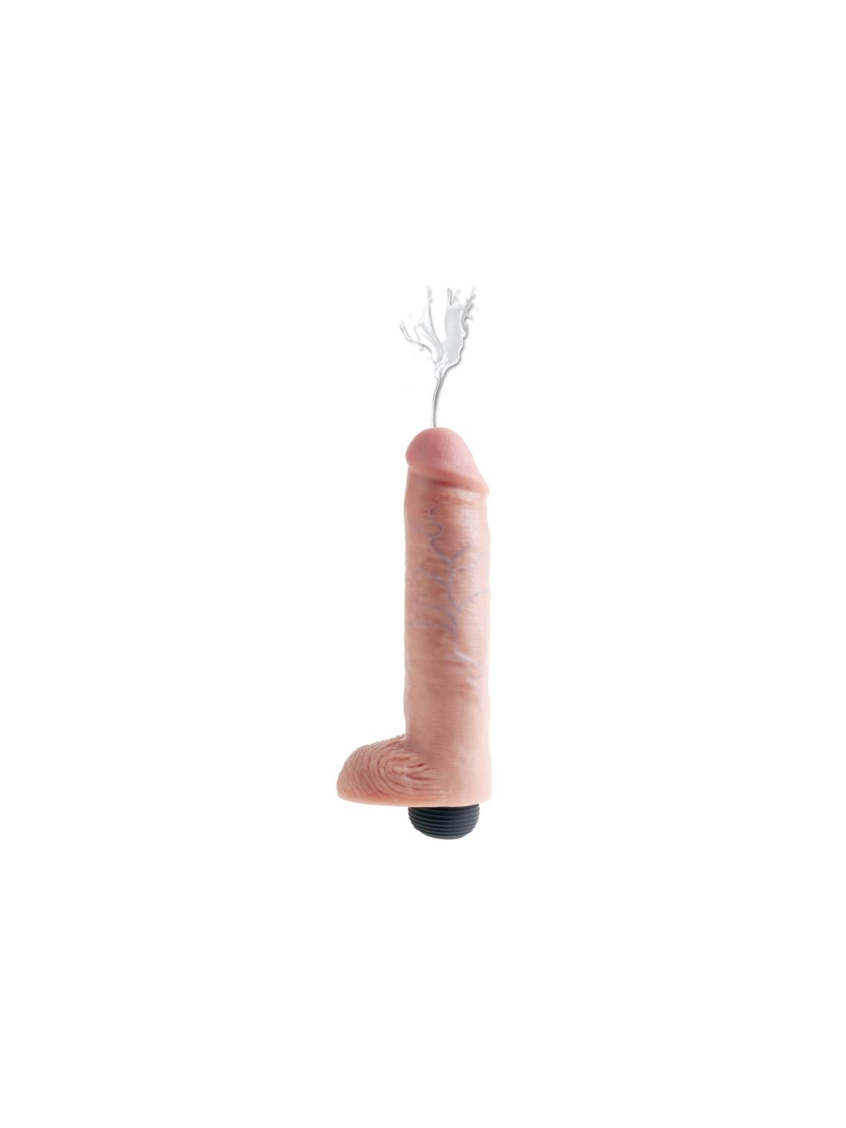 Pene Eyaculador con Testiculos 10 Color Natural