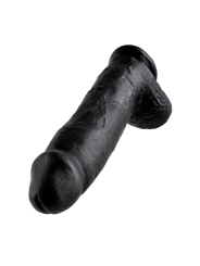 Pene con Testiculos de 12 Color Negro