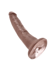 King Cock Pene de 1778 cm Color Marron