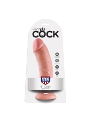 King Cock Pene de 8 Color Natural