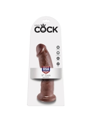 King Cock Pene de 9 Color Marron