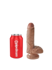 King Cock Pene con Testiculos de 7 Bronceado