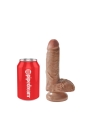 King Cock Pene con Testiculos de 7 Bronceado