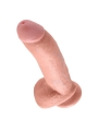 King Cock Pene con Testiculos de 9 Color Natural