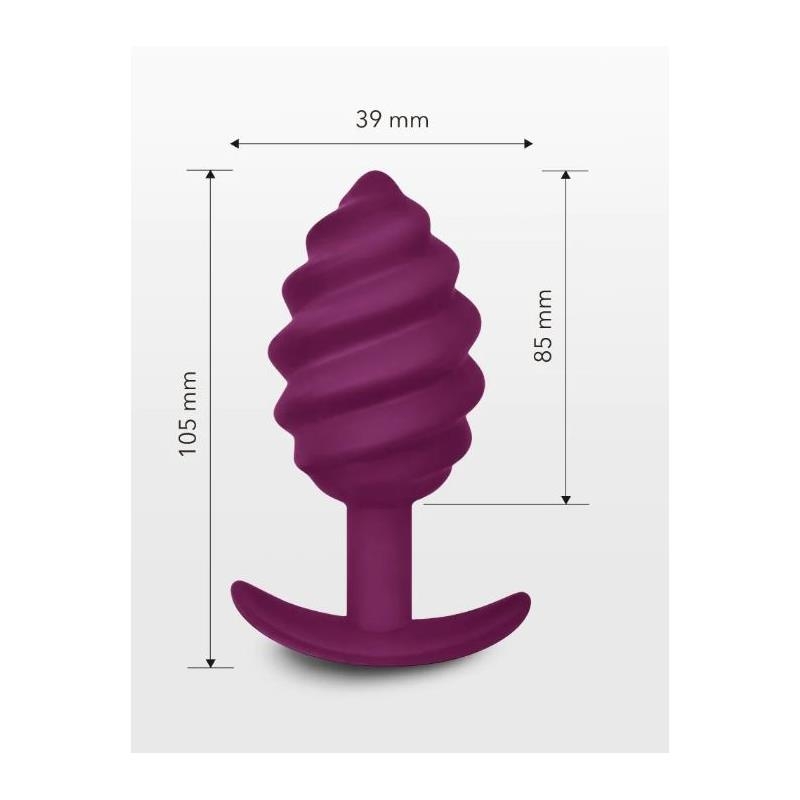 Plug Anal Gplug Twist2 Sweet Raspberry