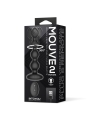 Mouve Plug Anal con Waving y Vibracion con Control Remoto 2 Motores