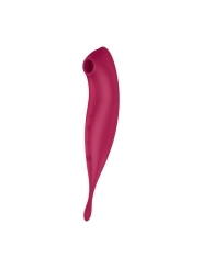 Twirling Pro Succionador y Vibrador APP Satisfyer Connect Dark Red