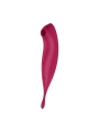 Twirling Pro Succionador y Vibrador APP Satisfyer Connect Dark Red