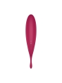 Twirling Pro Succionador y Vibrador APP Satisfyer Connect Dark Red