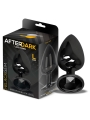 Blackgem Plug Anal Metalico con Joya Negro Talla L