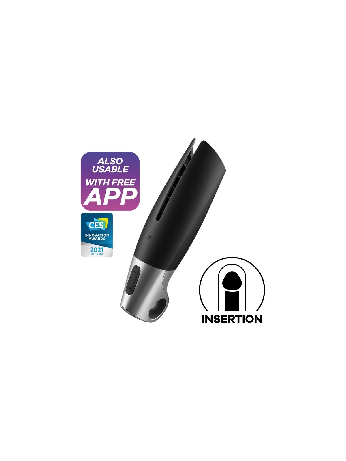 Masturbador Power Masturbator con APP Satisfyer Connect