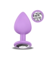 Sparkly Plug Anal Silicona Talla S Lilac