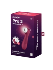 Pro 2 Gen 3 Liquid Air Technology Succion y Vibracion Wine Red Rojo Vino