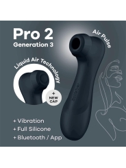 Pro 2 Gen 3 Liquid Air Technology Succion y Vibracion App Connect Negro