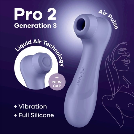 Pro 2 Gen 3 Liquid Air Technology Succion y Vibracion Lilac