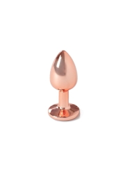 Plug Anal de Metal Rose Gold Talla S