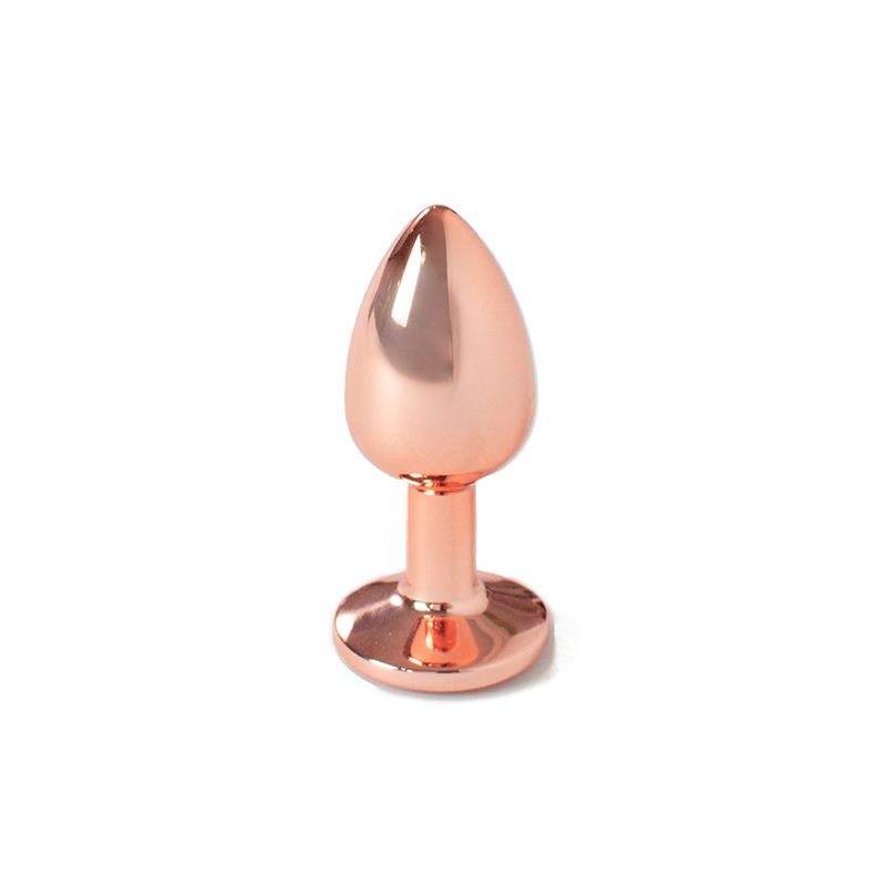 Plug Anal de Metal Rose Gold Talla S