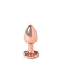 Plug Anal de Metal Rose Gold Talla S