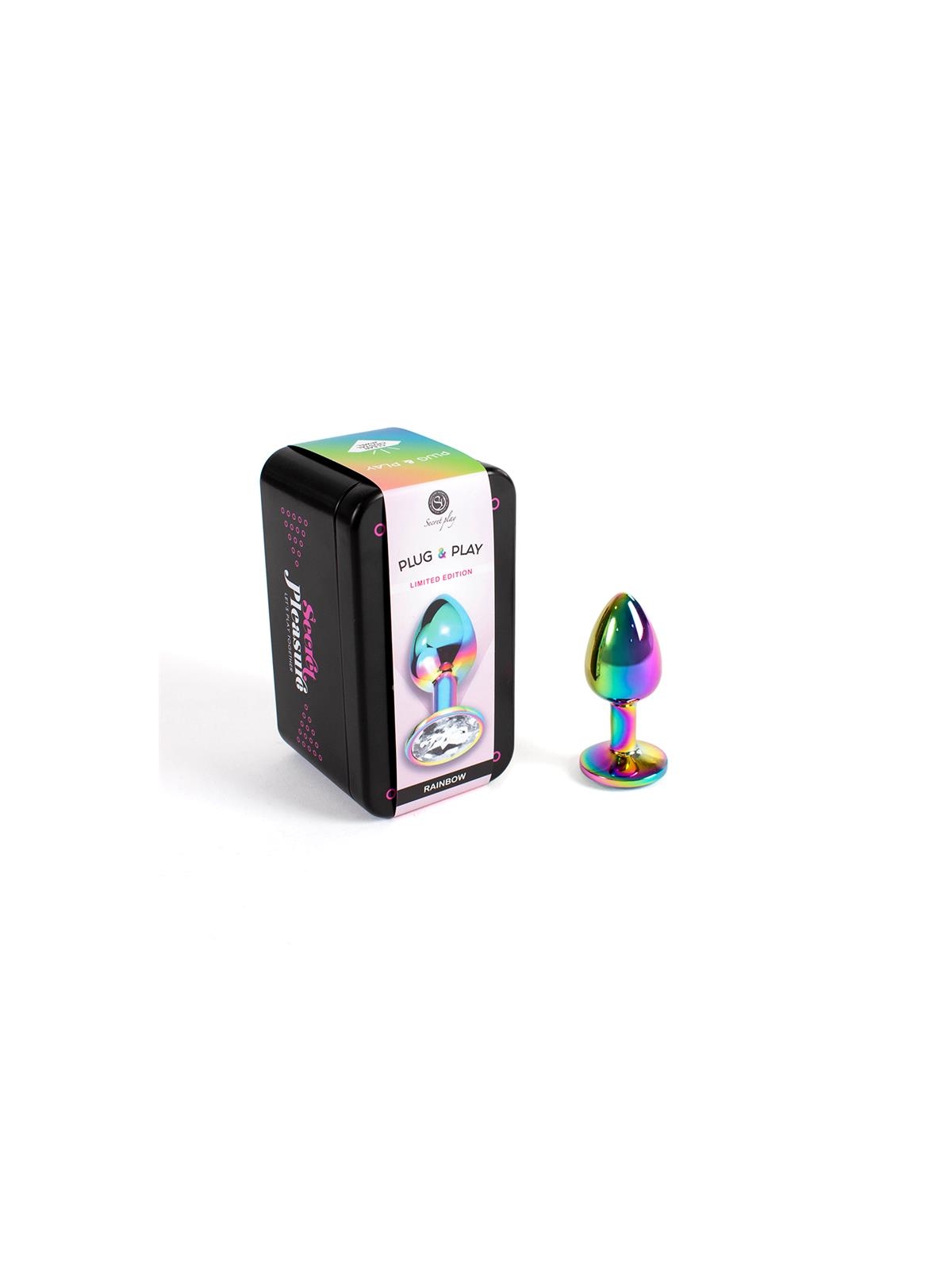 Plug Anal de Metal Rainbow Talla S