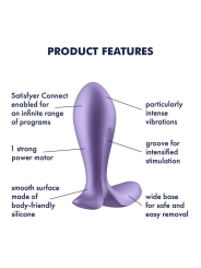 Plug Anal con Vibracion APP Satisfyer Connect Intensity Plug