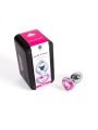 Plug Anal de Metal Corazon Fuchsia Talla S