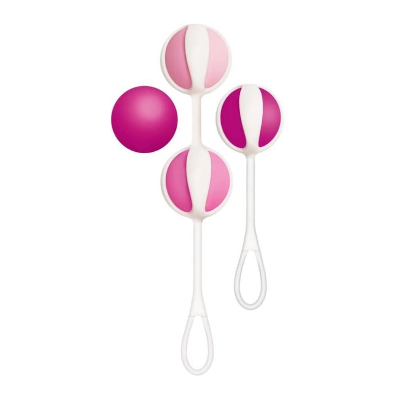 Set 4 Bolas Geisha Balls Mini Raspberry