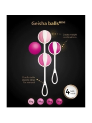 Set 4 Bolas Geisha Balls Mini Raspberry