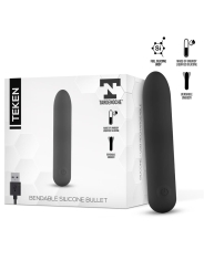 Teken Bala Vibradora Flexible Silicona Liquida Unibody USB Magnetico