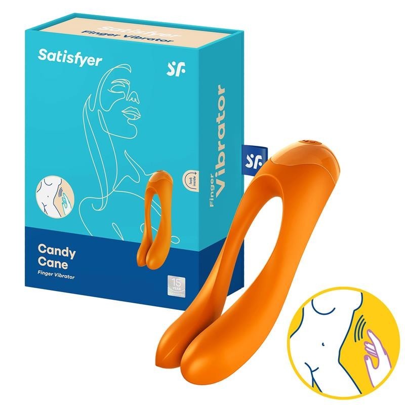 Vibrador Candy Cane Naranja