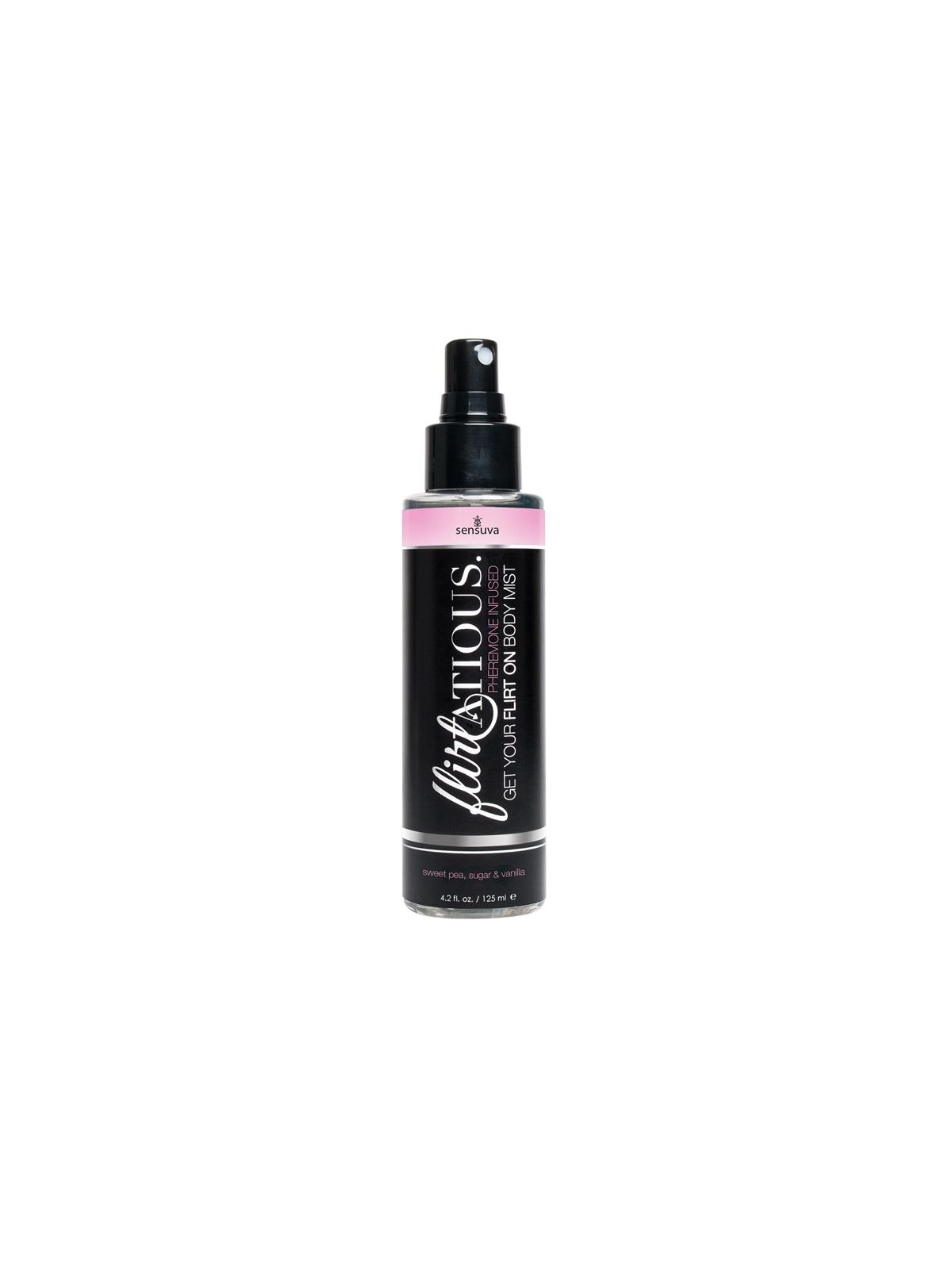 Flirtatios Bruma Corporal con Feromonas Azucar Avainillado y Sweet Pea 125 ml