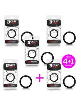 Pack 41 Anillo Pene Silicona Liquida 34 cm