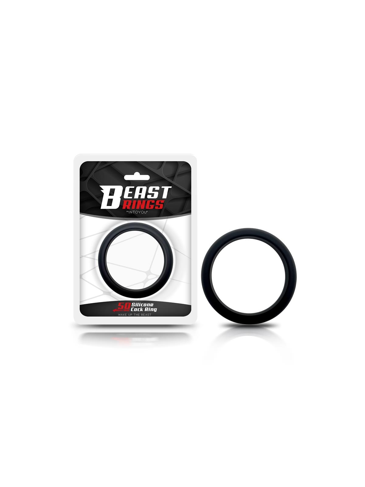 Anillo para el Pene Silicona Solida 5 cm Negro