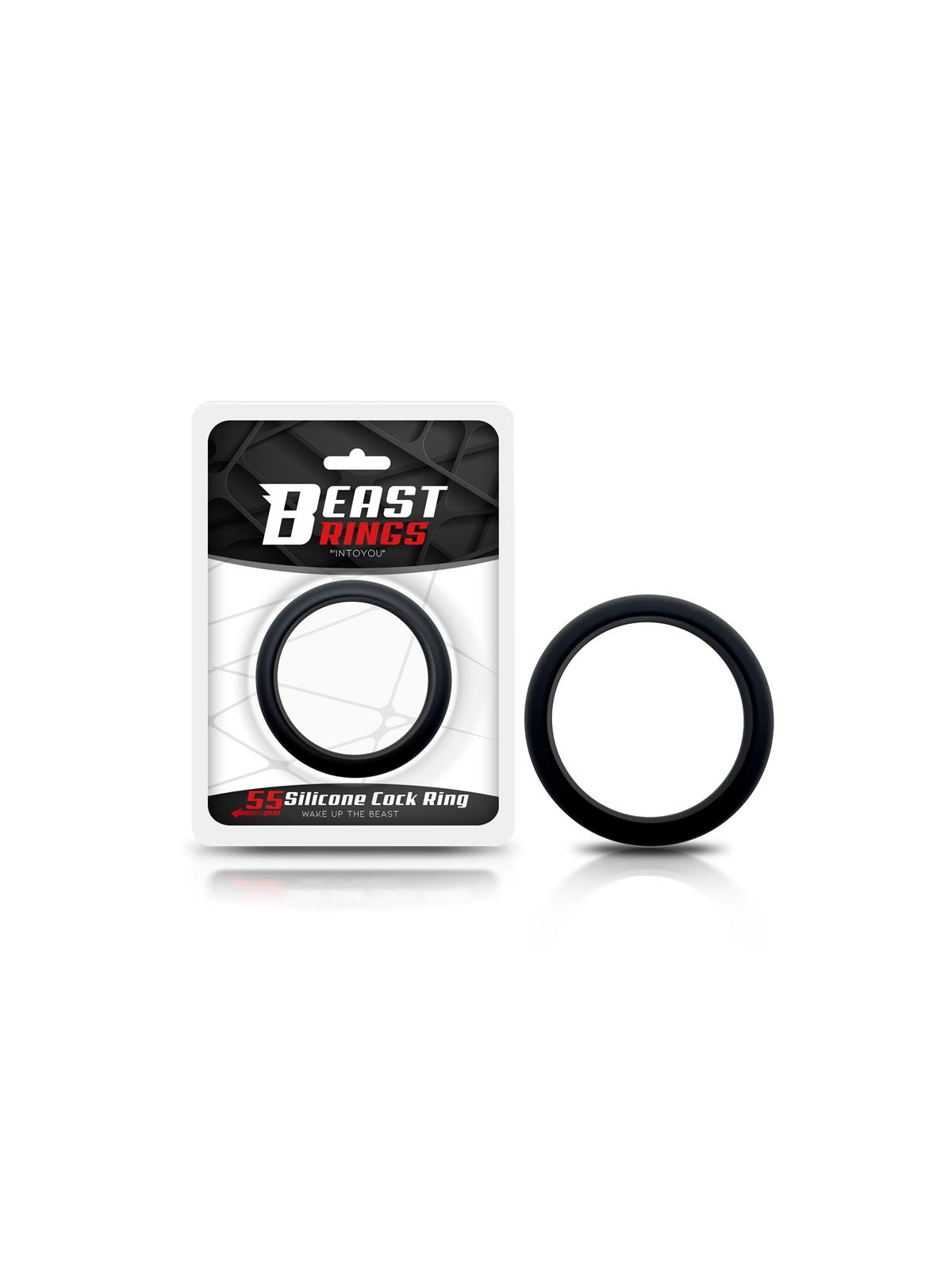 Anillo para el Pene Silicona Solida 55 cm Negro