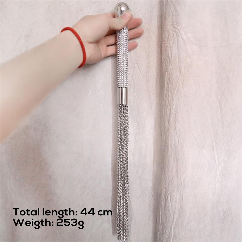 Flogger de Cadenas con Mango con Brillantes Flogger de Cadenas con Mango con Brillantes