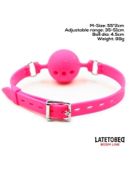 Mordaza de Bola Transpirable Talla M Bola 45 cm