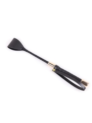 Fusta Clasica Negro y Dorado Tamano Viaje