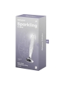 Plug Anal Sparkling Crystal Hot and Cold Transparente