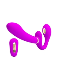 Thunderbird Vibrador para Parejas sin Arnes con Control Remoto