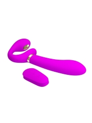 Thunderbird Vibrador para Parejas sin Arnes con Control Remoto