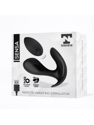 Sensa Estimulador Control Remoto USB SIlicona Liquida Negro