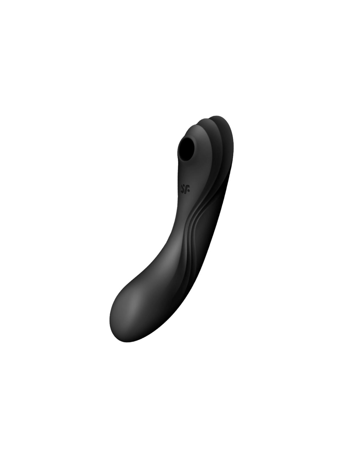 Curvy Trinity 4 Vibrador y Succionador 2 Motores Negro