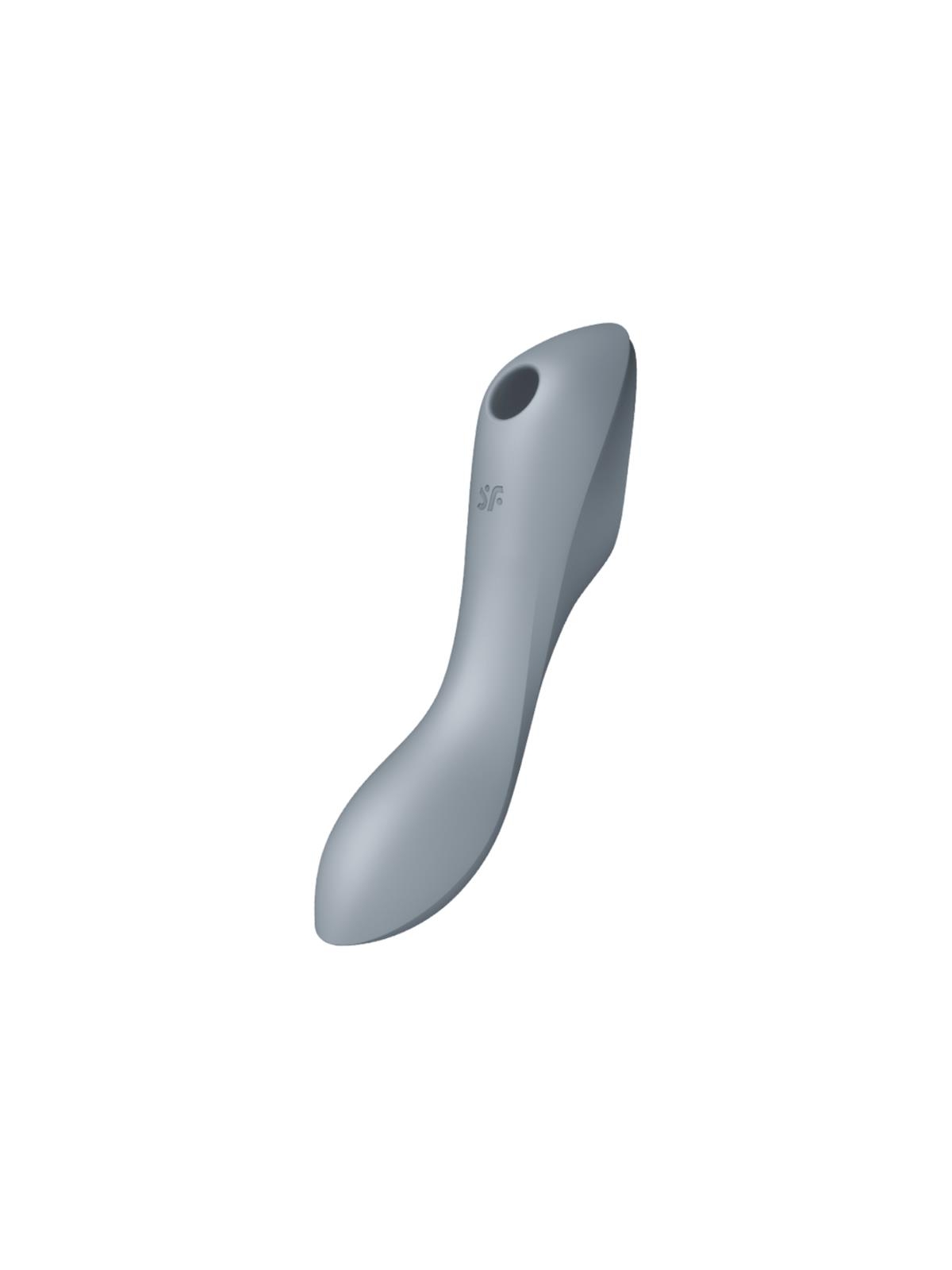 Curvy Trinity 3 Vibrador y Succionador Triple Estimulacion Bluegray