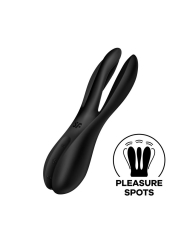 Vibrador Threesome 2 Negro