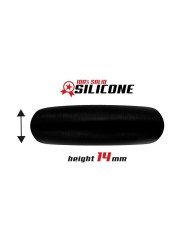 Anillo para el Pene Forma Plana Silicona Solida 35 cm Negro