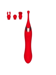 Onax Estimulador Doble Vibrador de Punto y Doble Pulsacion USB