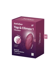 Tap and Climax 1 Vibrador y Tapping Rojo