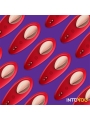 Vibrador de Braguita con APP Silicona Rojo